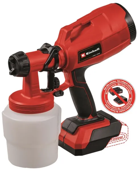 Einhell TC-SY 18/60 Li accu-verfspuit 18 volt zonder accu en lader