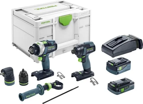 Festool Schroef- en boorset TID 18 5,0/4,0-Set TPC 18/4